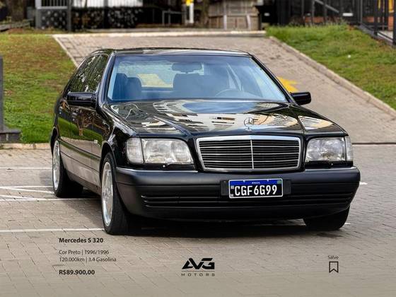 MERCEDES-BENZ S 320 3.2 V6 GASOLINA 4P AUTOMÁTICO